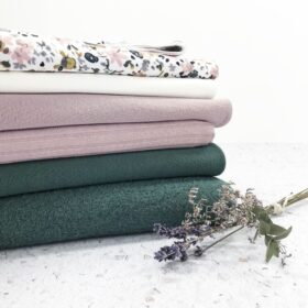 Breiter Rippenjersey – Helles Altrosa