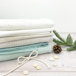 Organic Cotton Baumwollfleece - Helles Altmint meliert