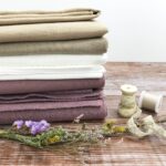 Breiter Rippenjersey – Cremeweiß