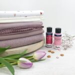 Breiter Rippenjersey – Helles Altrosa