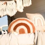 DIY Stoffe Inspiration - Regenbogenkissen