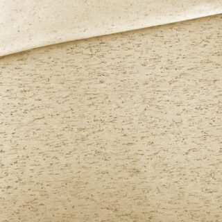 French Terry – leichter Kuschelsweat – Dusty Sand schwarz gesprenkelt