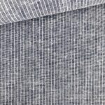 Leinen-Baumwollgemisch - Streifen Dunkelblau