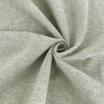Leinen-Baumwollgemisch – Streifen Helle Olive