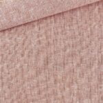 Leinen-Baumwollgemisch - Streifen Rost