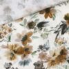 Musselin - Zimt Cosmea Flowers - Cremeweiß