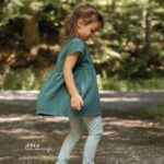 DIY Stoffe Outfit - Hemd Kleid Marli / Leggings Luany