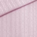 Pointoille Jersey - Streifen - Helles Altrosa