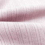 Pointoille Jersey - Streifen - Helles Altrosa