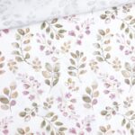 Popeline – Berry Branches Warmweiß