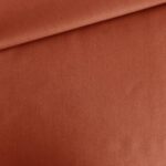 Popeline – dünner Baumwollstoff – Burned Rost