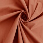 Popeline – dünner Baumwollstoff – Burned Rost