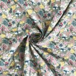 Popeline – Wiesenblumen Zartes Rauchgrün – ORGANIC