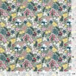 Popeline – Wiesenblumen Zartes Rauchgrün – ORGANIC