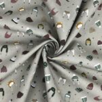 Popeline – Winter Wonderland Hats – Almond Grey – ORGANIC