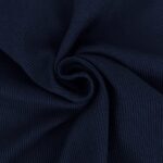 Rippenjersey - Dunkelblau