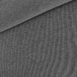 Rippenjersey – Dunkelgrau meliert