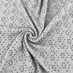 Stickerei Jersey – Zartgrau