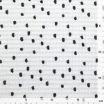 Waffelpique – Pinseldots Warmweiß