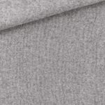 Feinstrickstoff - kuschelweich - Dunkles Mittelgrau Melange