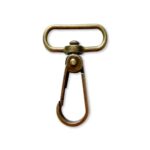 Karabinerverschluss Metall - für Gurtband 32 mm - Altgold