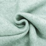 Organic Cotton Baumwollfleece – Helles Altmint meliert