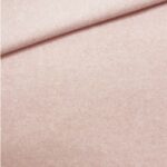 Organic Cotton Baumwollfleece – Helles Lachs-Altrosa meliert