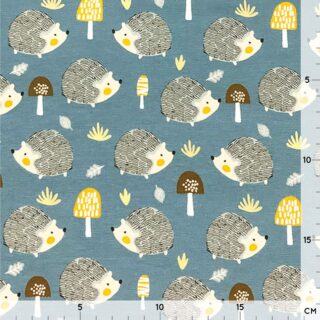 Single Jersey - Igel - Steinblau