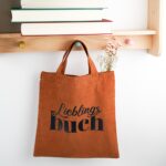 DIY Stoffe Inspiration - Kleiner Stoffbeutel - Plott Lieblingsbuch