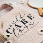 DIY Stoffe Inspiration - Kleiner Stoffbeutel - Plott Self Care Love