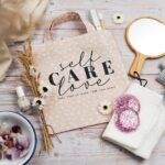 DIY Stoffe Inspiration - Kleiner Stoffbeutel - Plott Self Care Love