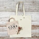 DIY Stoffe Inspiration - Kleiner Stoffbeutel - Plott Self Care Love