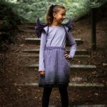 DIY Stoffe Kostüm - Lila Drache - Schelmy / Ribby / Luany/Drachenflügel