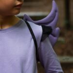 DIY Stoffe Kostüm - Lila Drache - Schelmy / Ribby / Luany/Drachenflügel