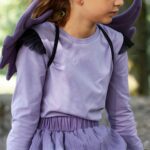 DIY Stoffe Kostüm - Lila Drache - Schelmy / Ribby / Luany/Drachenflügel
