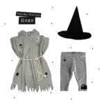 Poncho Kostüm - Paket - Hexe