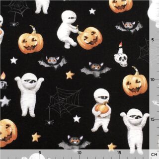 Single Jersey – Halloween Fun – Schwarz