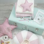 DIY Stoffe Inspiration -Zuckerstange – Frottee Rosa/Weiß