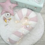 DIY Stoffe Inspiration -Zuckerstange – Frottee Rosa/Weiß