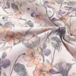 Softshell - Painted Flowers - Beige Rosé