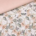 Softshell - Painted Flowers - Beige Rosé