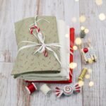 DIY Stoffe Mix - Weihnachten -X-mas - Lurex