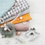 DIY Stoffe Mix - Weihnachten -X-mas - Lurex