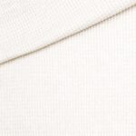Strickstoff Waffeloptik – kuschelweich – Cremeweiß
