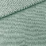 Weicher Baumwollgrobstrick - feine Wellenoptik - Altmintgrün