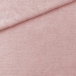 Weicher Baumwollgrobstrick - feine Wellenoptik - Wolkenrosa