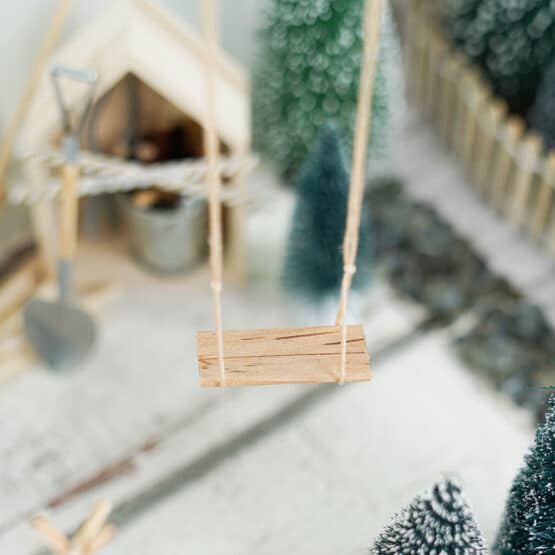 DIY Stoffe - Wichtel - Schaukel