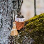 DIY-Stoffe-Wichtelwelt - Besen - Utensilo