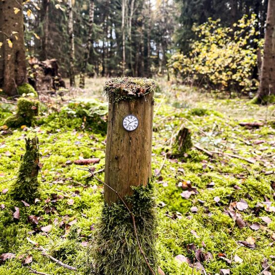 DIY-Stoffe-Wichtelwelt - Uhr