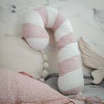 DIY Stoffe Inspiration -Zuckerstange – Frottee Rosa/Weiß